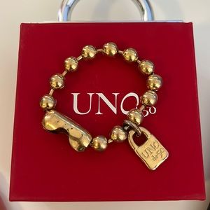 Uno De 50 snowflake bracelet